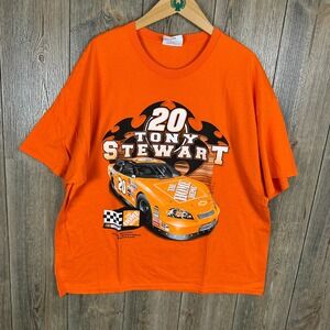 NASCAR Tony Stewart Racing Graphic T-Shirt Orange Size XL Chase Authentics